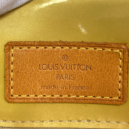 Louis Vuitton Handbag M91144 Enamel Yellow Vernis Lead Pm