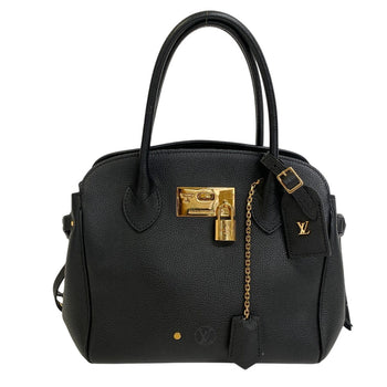 Louis Vuitton Handbag M54346 Taurillon Clemence, Leather Black Mira Pm