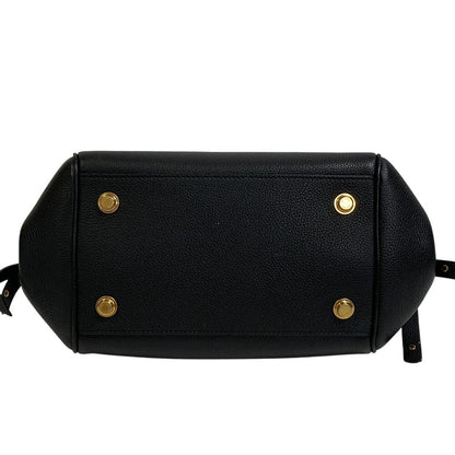 Louis Vuitton Handbag M54346 Taurillon Clemence, Leather Black Mira Pm