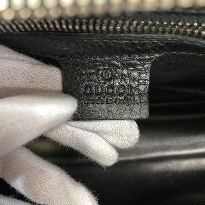 Gucci Clutch Bag 256076 Leather Black Business Bag