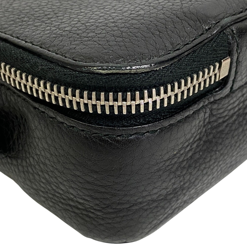 Gucci Clutch Bag 256076 Leather Black Business Bag