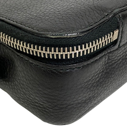 Gucci Clutch Bag 256076 Leather Black Business Bag