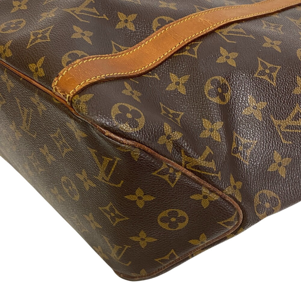 Louis Vuitton Shoulder Bag M51108 Leather Brown Monogram Sac Shopping