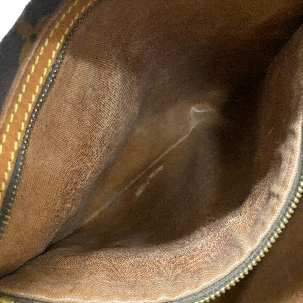 Louis Vuitton Shoulder Bag M51108 Leather Brown Monogram Sac Shopping