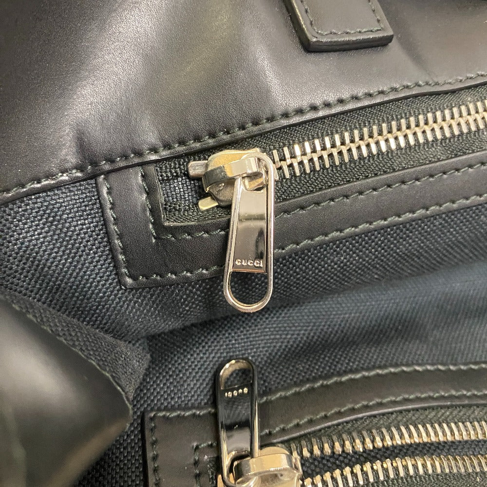 Gucci Tote Bag 495559 Pvc Black Gg Supreme