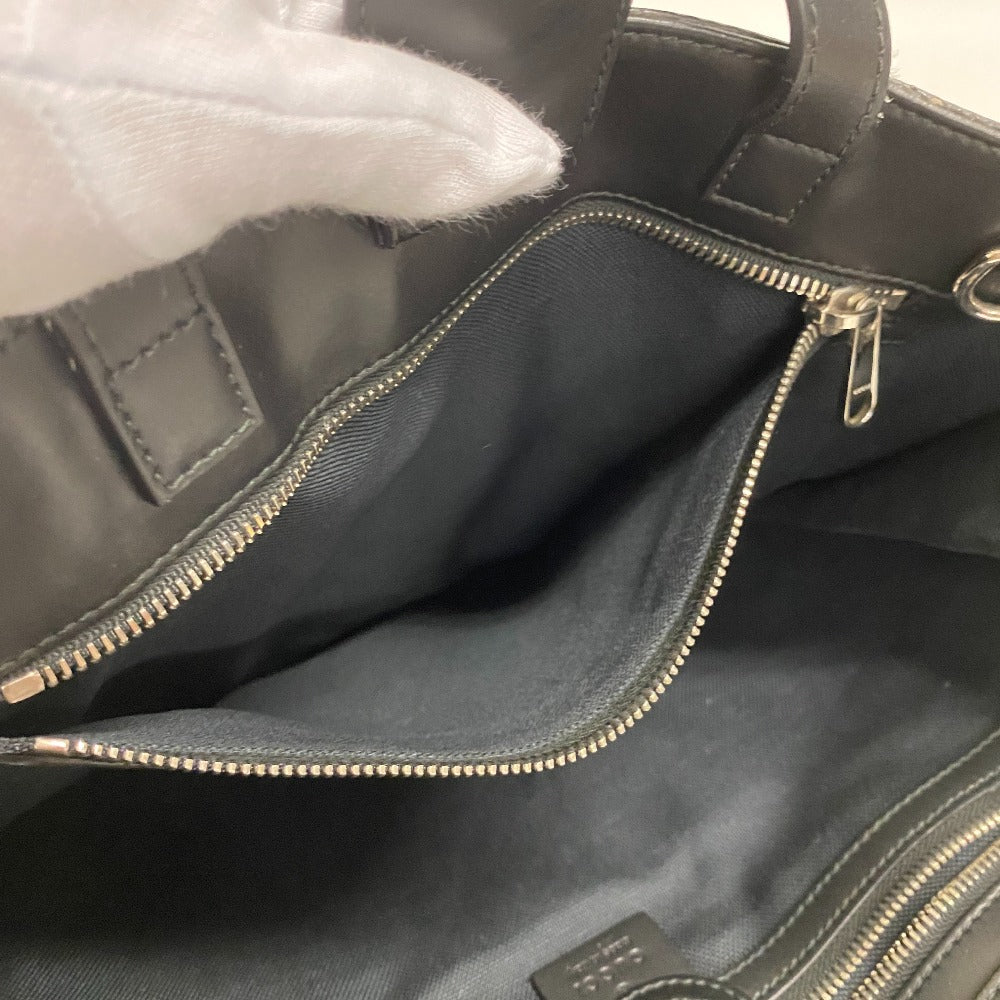 Gucci Tote Bag 495559 Pvc Black Gg Supreme