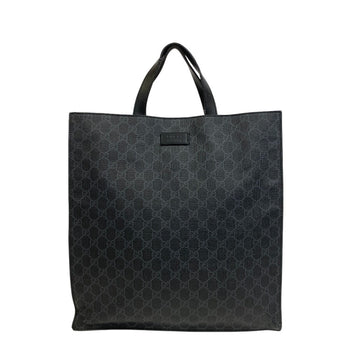 Gucci Tote Bag 495559 Pvc Black Gg Supreme