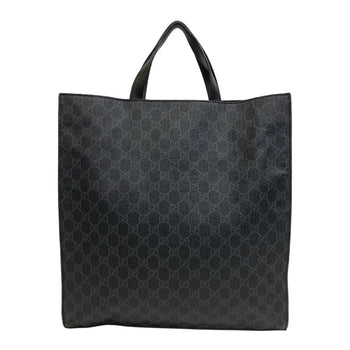 Gucci Tote Bag 495559 Pvc Black Gg Supreme
