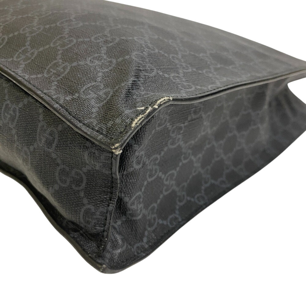 Gucci Tote Bag 495559 Pvc Black Gg Supreme