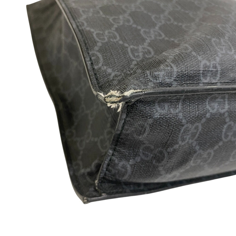 Gucci Tote Bag 495559 Pvc Black Gg Supreme