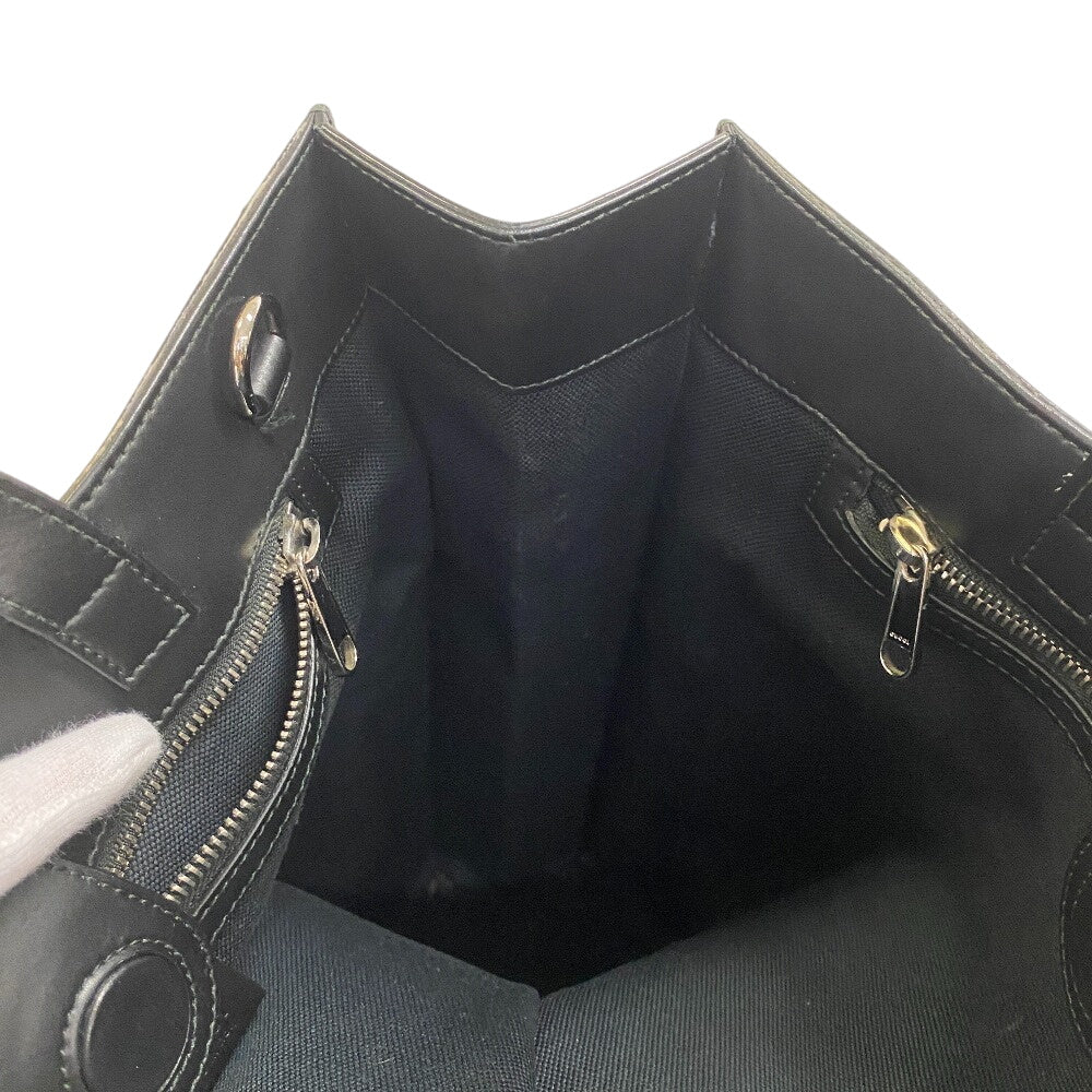 Gucci Tote Bag 495559 Pvc Black Gg Supreme