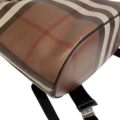 Burberry Backpack Pvc, Leather Brown Nova Check