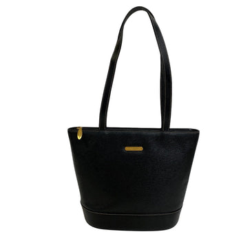 Burberry Tote Bag Leather, Canvas Black Nova Check