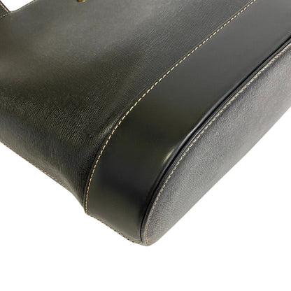 Burberry Tote Bag Leather, Canvas Black Nova Check
