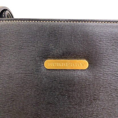 Burberry Tote Bag Leather, Canvas Black Nova Check