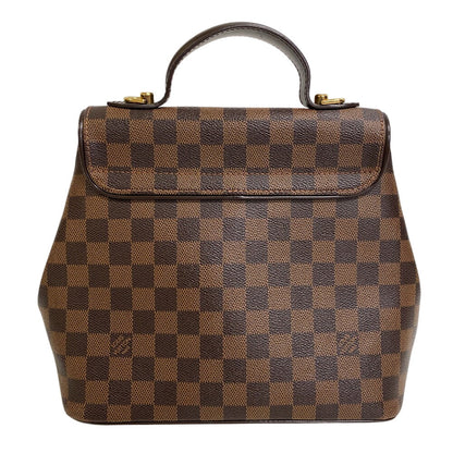 Louis Vuitton Handbag N41167 Leather Brown Damier Bergamo Pm