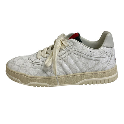 Gucci Sneakers 816818 Gg Supreme Canvas White Gg Supreme Shelley 38 1/2
