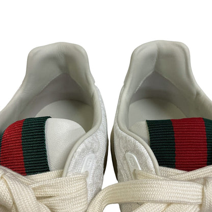 Gucci Sneakers 816818 Gg Supreme Canvas White Gg Supreme Shelley 38 1/2