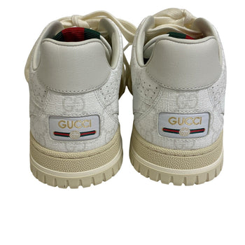 Gucci Sneakers 816818 Gg Supreme Canvas White Gg Supreme Shelley 38 1/2