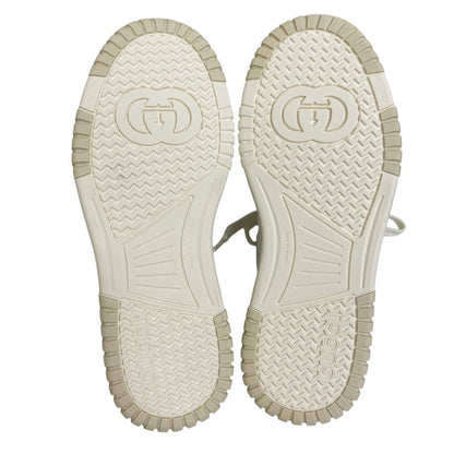 Gucci Sneakers 816818 Gg Supreme Canvas White Gg Supreme Shelley 38 1/2