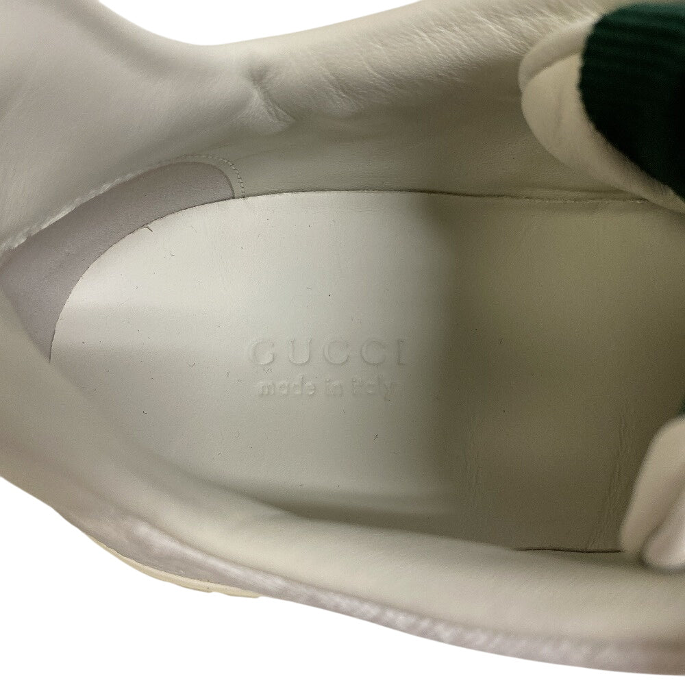 Gucci Sneakers 816818 Gg Supreme Canvas White Gg Supreme Shelley 38 1/2