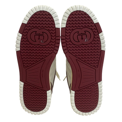 Gucci Sneakers 818001 Aadka 9570 Genuine Leather White Reweb Web Line 8