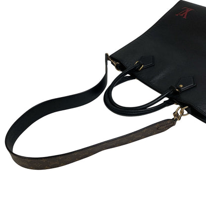 Louis Vuitton Handbag M58658 Leather Black Epi Sac Platpm