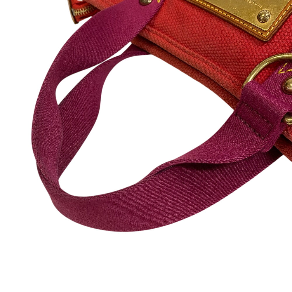 Louis Vuitton Handbag M40088 Canvas Pink Antigua Hippo Pm