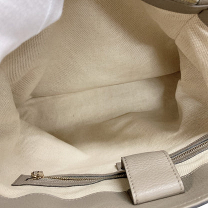 Gucci Handbag 282317 Gg Canvas Brown Bamboo
