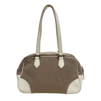 Prada Handbag Canvas Brown