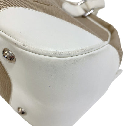 Prada Handbag Canvas Brown