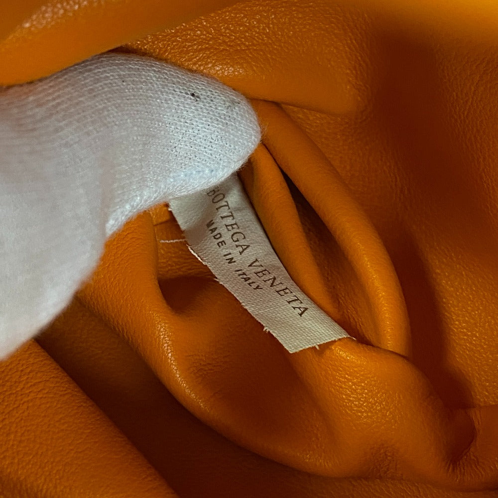 Bottegaveneta Handbag Leather Orange Intrecciato Bv Twist