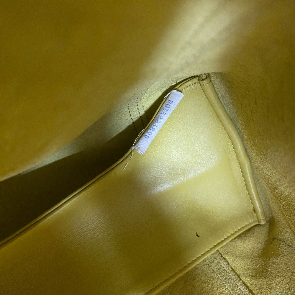 Bottegaveneta Tote Bag Leather Yellow Type Intretti Mirage