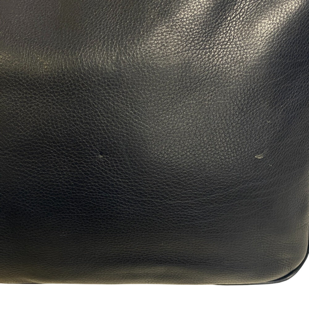 Admj Shoulder Bag Leather Navy