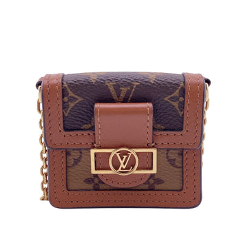 Louis Vuitton Accessory Pouch M80250 Monogram Brown Monogram Micro Dauphine