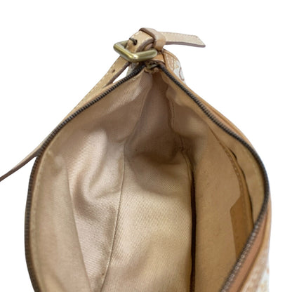 Celine Handbag Cf00/33 Canvas Beige C Macadam Jacquard