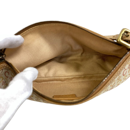 Celine Handbag Cf00/33 Canvas Beige C Macadam Jacquard