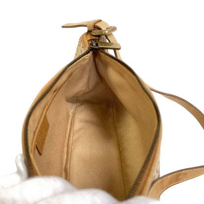 Celine Handbag Cf00/33 Canvas Beige C Macadam Jacquard