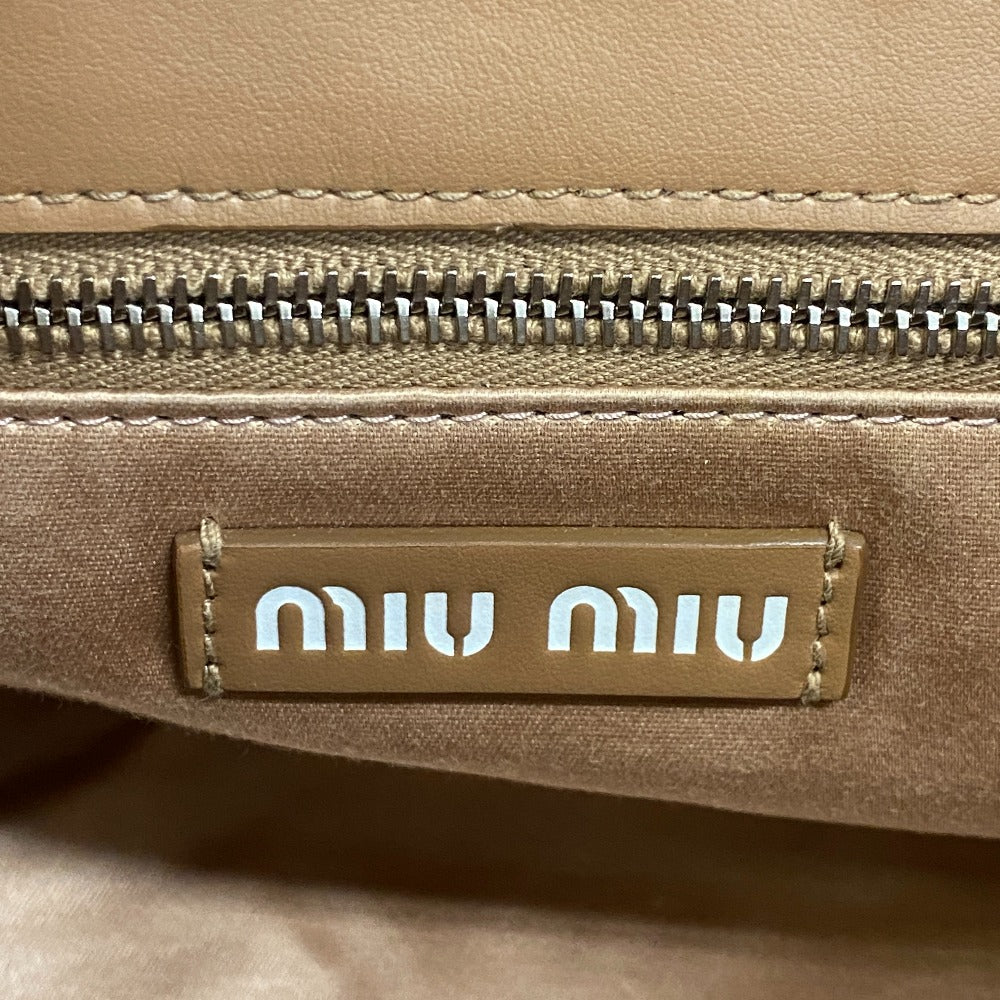 Miumiu Handbag Fur, Leather White