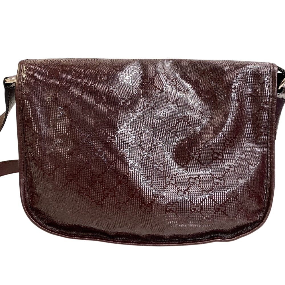 Gucci Shoulder Bag 201732 Pvc, Leather Brown Gg Implementation