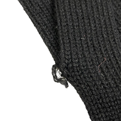 Louis Vuitton Gloves M76451 Wool Black 3D Monogram Gon