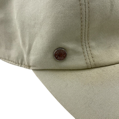Hermes Cap Cotton Beige Serie Button 58
