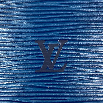 Louis Vuitton Pouch M52945 Epi Leather Blue Epi Pochette Accessoar