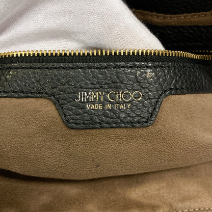 Jimmy Choo Tote Bag Leather Black Studs