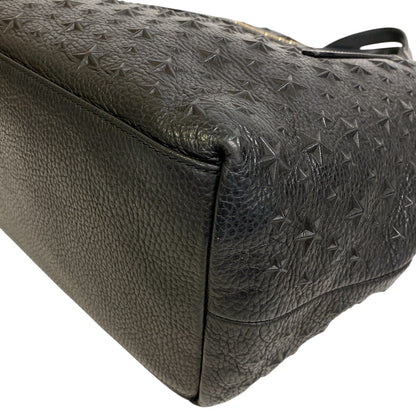 Jimmy Choo Tote Bag Leather Black Studs