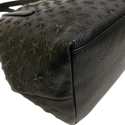 Jimmy Choo Tote Bag Leather Black Studs