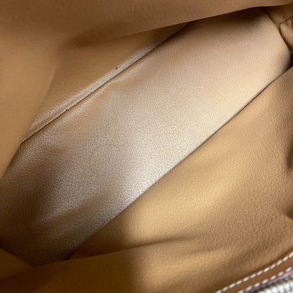 Celine Handbag Pvc, Leather Brown Macadam Pattern