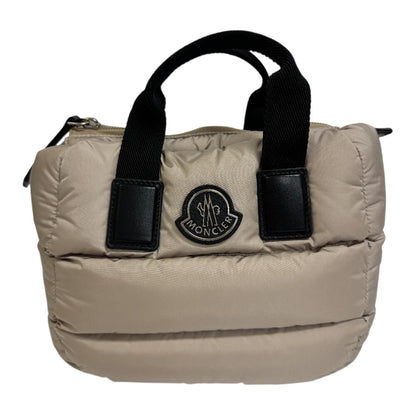 Moncler Handbag Nylon, Cotton Beige Mini Character Dock