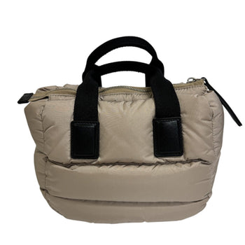 Moncler Handbag Nylon, Cotton Beige Mini Character Dock