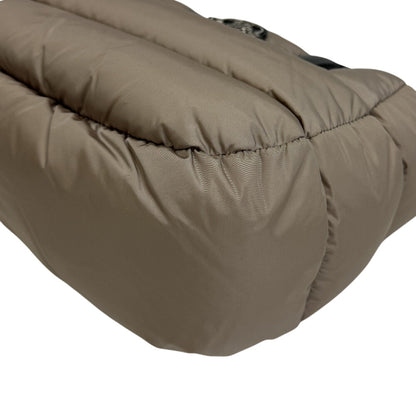 Moncler Handbag Nylon, Cotton Beige Mini Character Dock